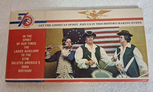 V.F.W Ladies Auxillary Post Card Book 1976