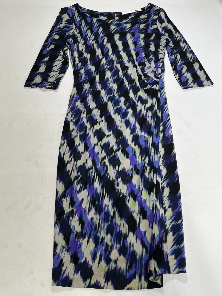 Womens BOSS Hugo Boss Purple Accent Dress Size Medium M NEW | eBay