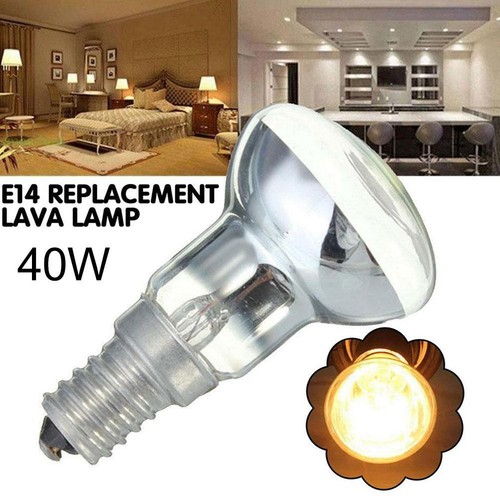Replacement Lava Lamp E14 R39 Spotlight Screw in Light Bulb Clear Reflector UK - Picture 6 of 16