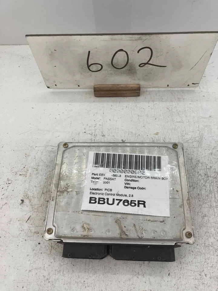 Fits 2001-2002 Volkswagen Passat, 2.8L ECU/ECM, OEM:3B0907551BS Foto 3 de 3