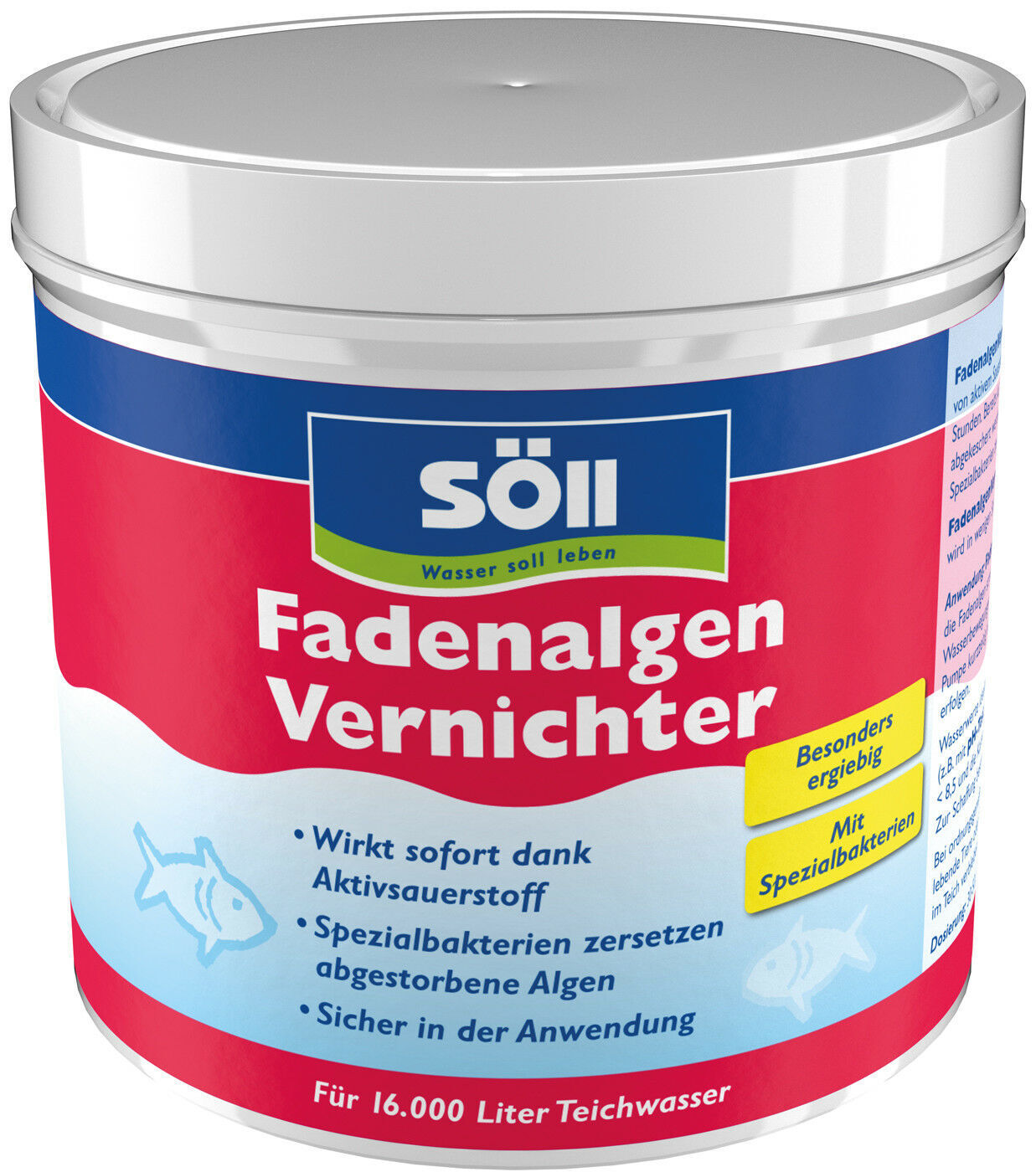SÖLL FadenalgenVernichter diverse Größen Fadenalgen Teich Algen
