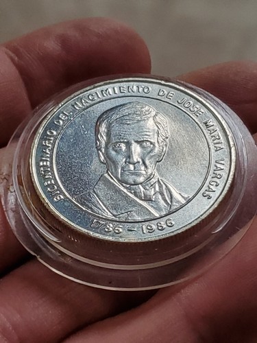 1786-1986 Vargas SILVER COIN 1 Oz 999 BULLION 100 Bolivares Banco Venezuela - Picture 6 of 10