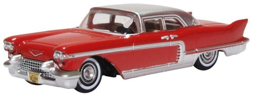 Oxford 1957 CADILLAC ELDORADO BROUGHAM Red 1/87 HO diecast car GM - Picture 7 of 7