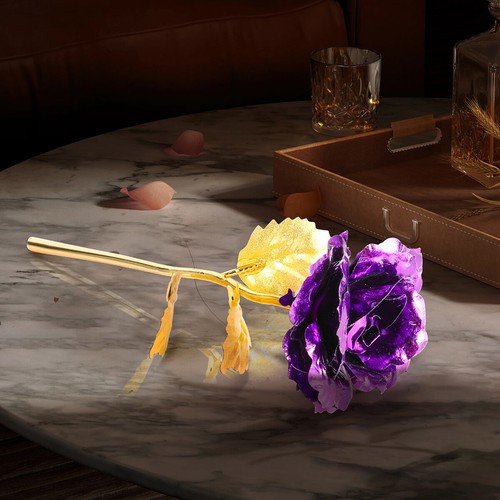 Enchanted Galaxy Flower LED Rose in Glass Dome - Christmas Birthday Gift for Her - Picture 222 of 229