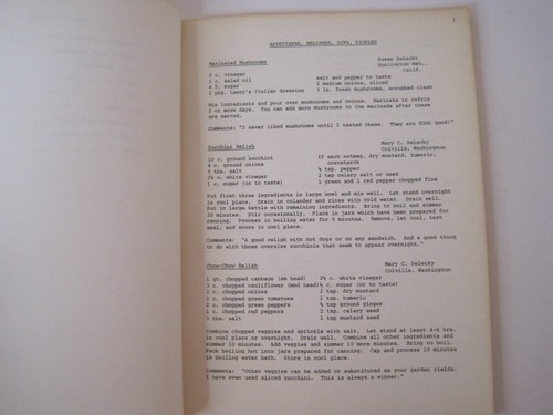 Jurchak-Selecky Family Cook Book 1979 Paperback - Recipes - Picture 10 of 17