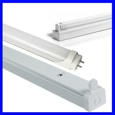 MANNINGHAM LIGHTING 5ft T8 Single Florescent Strip Batten LED Cool White Ceiling Mounted Tube Light