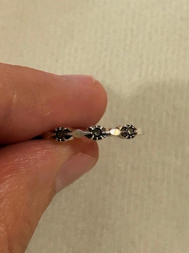 Ring Band 925 Sterling Silber Unikat Selten Gr. 7 - Bild 4 von 7