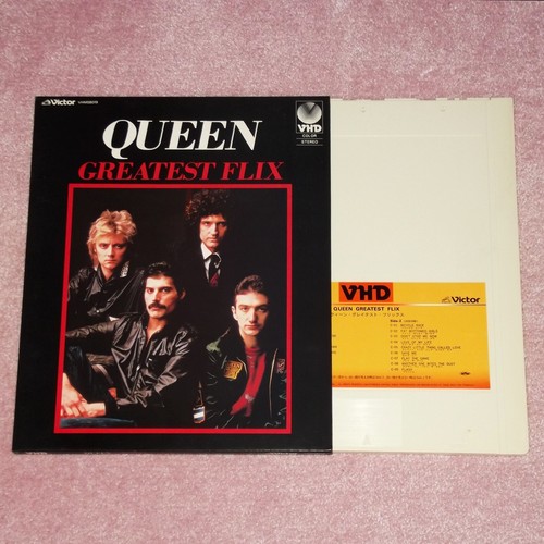 QUEEN Greatest Flix - RARE 1983 JAPAN VHD VIDEO DISC (VHM58019) LaserDisc