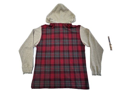 Polo Ralph Lauren Vintage Uomo XL Plaid Tan 1/4 Bottone Felpa Pullover Camicia - Foto 15 di 20