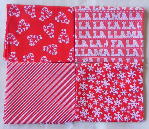 25 Fat Quarters, Assorted Winter Holiday Patterns & Colors 18"x21" Cotton Fabric - Picture 6 of 8