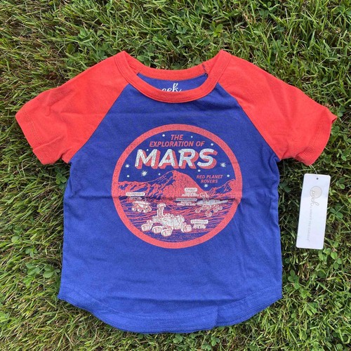 NWT Peek Aren’t You Curious Mission to Mars Tee Short Sleeve T-Shirt (Size 2T) - Picture 4 of 7