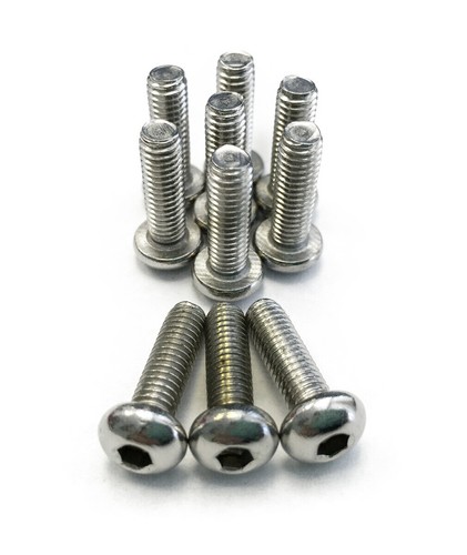M5 Metric Hex Socket Button Head Cap Allen Screw Bolt Motorcycle Hardware 10pcs - Picture 4 of 5