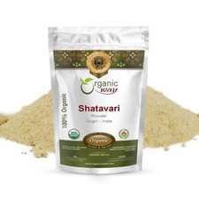 Polvo Organic Way Shatavari - Orgánico, Kosher y Certificado USDA