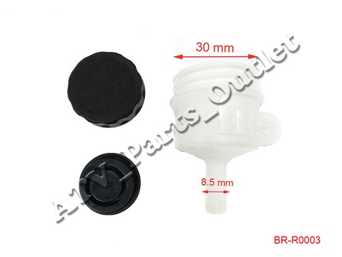 Depósito de freno Kawasaki cilindro maestro trasero Ninja ZX-9R ZX 900 ZX900 1994-2003 - Imagen 2 de 2