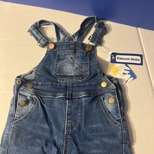 Kidscool Space Blue Denim Overalls Size 12 18 Months
