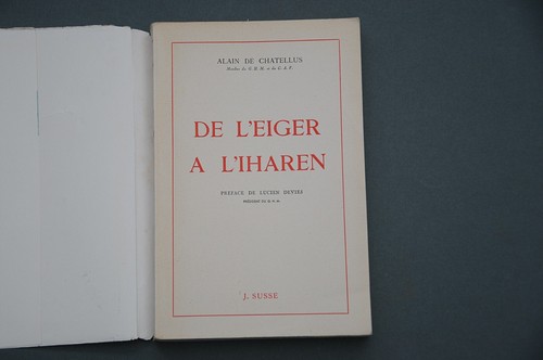 Montagne Alpinisme A. De Chatellus De l'Eiger à l'iharen 1947 récits illustrés - Imagen 2 de 9