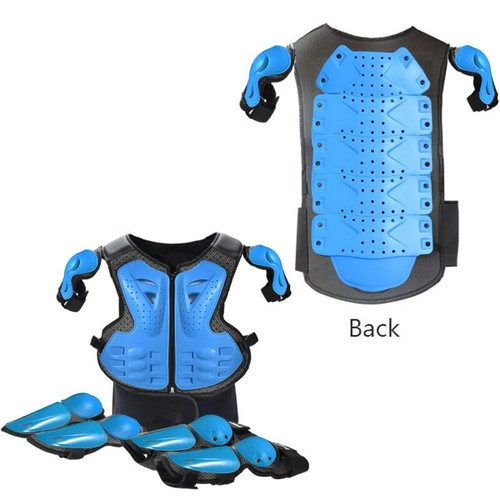 Child Bike Skating Sport Support Motocross Body Back Protect Armor Elbow Guard - Picture 20 of 47