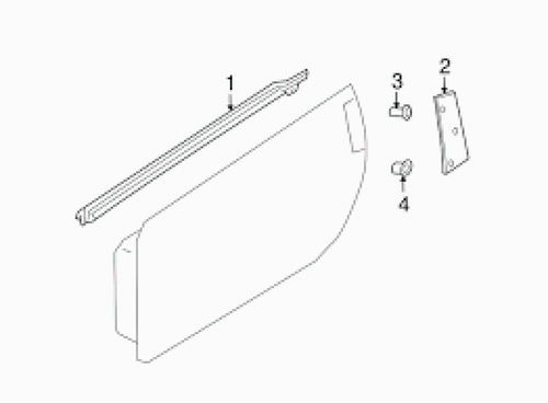 Genuine NISSAN OEM Z33 Front Door Out Side LH Molding Assy 80821-CD711 - Picture 24 of 24