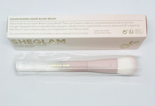 Sheglam Colour Bloom 3x Matte Liquid Blush + Brush Petal Talk On Point Love Cake - Picture 20 of 23