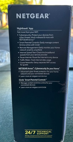 Netgear Nighthawk AC1750 Smart Wireless Wi Fi Router R6700v3 Black - Picture 8 of 16