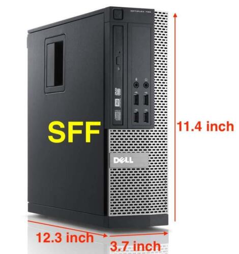 Dell Quad Core i5 Desktop Computer PC Windows 10 Pro Optiplex WiFI Warranty - Picture 2 of 11