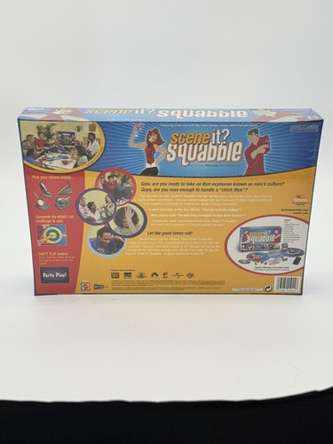 BRAND NEW SEALED SCENE IT? SQUABBLE THE DVD GAME MATTEL - Picture 3 of 4