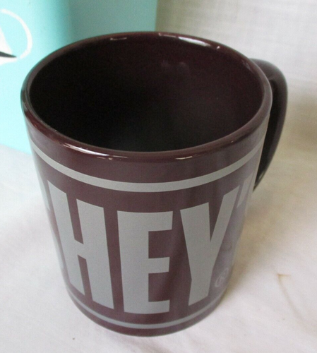 Galerie Hershey's Chocolate SILVER LOGO Coffee Cup Brown Mug 12 oz vintage - Picture 2 of 5
