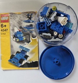 LEGO Creator: X-Pods (4347) & (4348), 100% complete with instructions.
