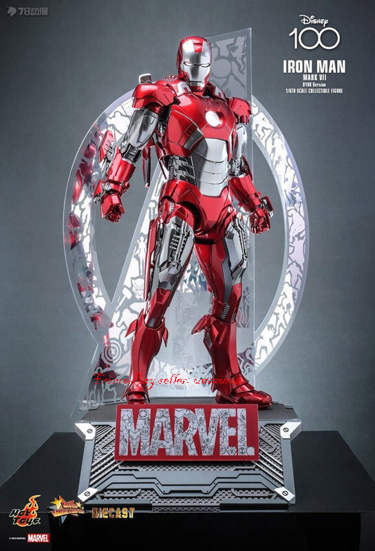 Hot Toys 1/6 Mms696d54 Disney 100 Iron Man Mark 7 Vii D100 Hot Toys 1/6 Mms696d54 Disney 100 Iron Man Mark 7 Vii D100