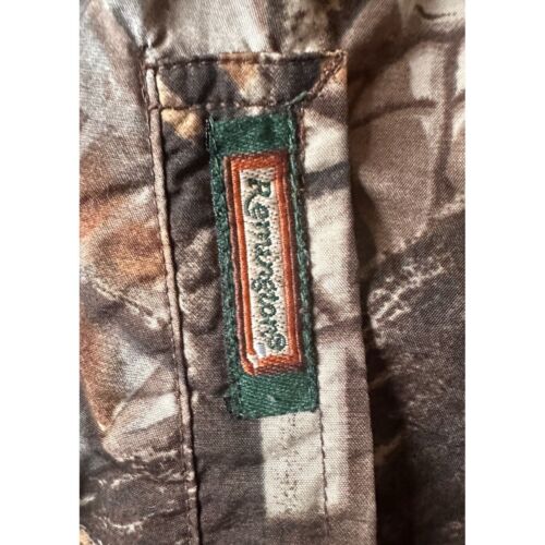 Remington Camo Vest Mens Insulated Reversible Hunting Vest Real Tree Hard Wood M - Picture 6 of 7