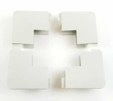 Enclosed Cargo Trailer Door Corners - Gray - 4 Pack