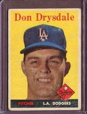 1958 Topps 25 Don Drysdale VG #D49214