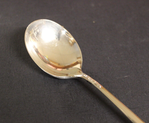 Cucchiaio zuppa crema corteggiamento argento internazionale 6 3/8" mono ""B"" (1936) ~38,2 g - Foto 2 di 7
