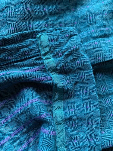 Vintage Young Traditions Sheath Pencil Dress Small ? Teal Plaid Buttons Collar** - Picture 13 of 17