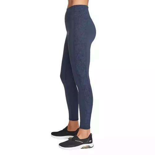 Leggings Skechers donna Gowalk vita alta 2 tasche laterali 7/8 stretti B33/55 - Foto 9 di 14