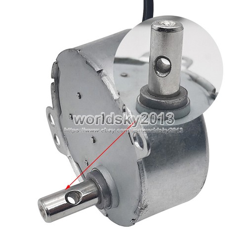 Motor de engranajes de reducción síncrona AC5V 6V 9V 12V 24V 110V 220V TYC Metal Gear #2 - Imagen 4 de 8