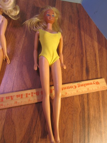 vintage Mattel Lot of 4 Barbie blonde -naked tan lines - Picture 10 of 12