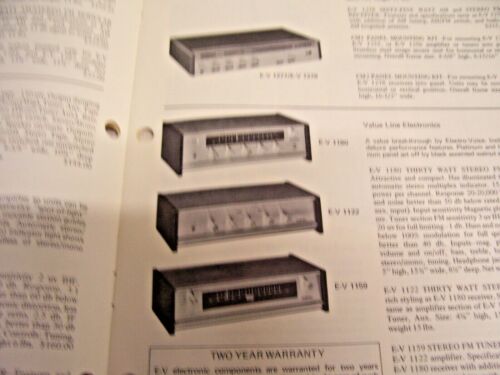 Vintage Electro-Voice Audio Equipment & Speaker Catalog # 268, Receivers - Picture 3 of 4
