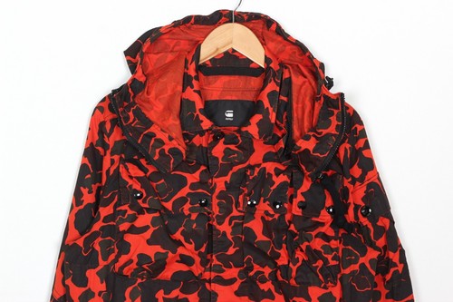 G-STAR OSPAK SUBMARINE Chaqueta de camuflaje con capucha Hombres Talla M MJ5705 - Imagen 3 de 8