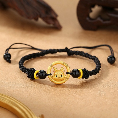 Chinese Zodiac Lucky Snake Safe Buckle Red String Bracelet S925 Pure Silver HOT - Picture 33 of 40