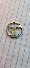 Vintage Bulova Accutron 214 Part 709 Movement Pillar Plate USA M2 1962