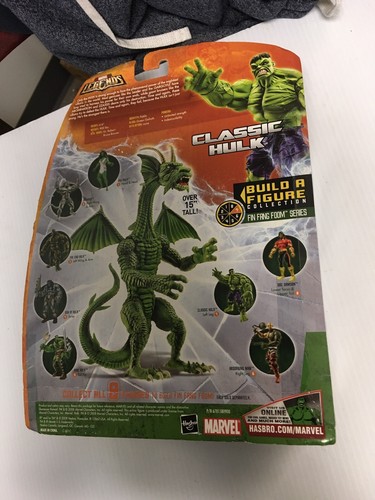 Marvel Legends CLÁSICO HULK Fin Fang Foom BAF Figura Hasbro 2008 RARO NUEVO - Imagen 2 de 3