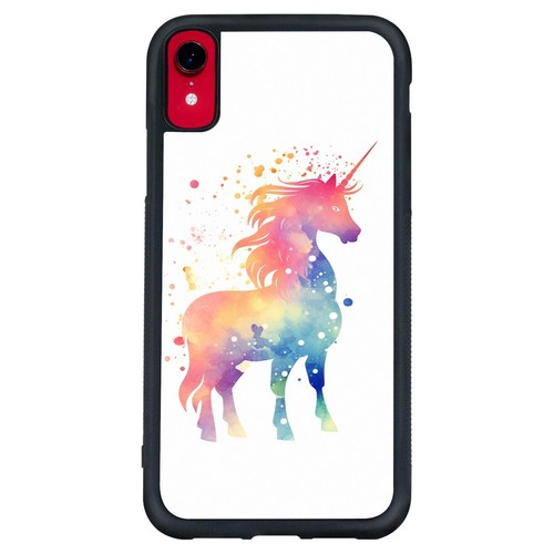 For iPhone SE4 16e 14 15 16 Plus Pro Max unicorn flying rainbow Protective Cover - Picture 11 of 25