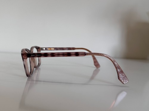 Jimmy Choo 140 LX9 Women's Square Havana Brown Eyeglasses Frame 53-16-140 - Picture 6 of 6