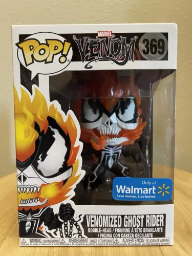 Funko POP! Venomized Ghost Rider #369 exclusivo de Marvel Walmart abovedado 2018