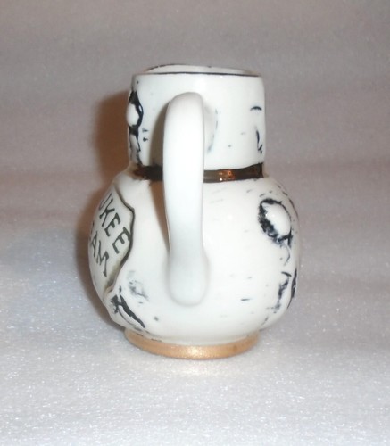 50% OFF SALE Vintage Milwaukee Jim Beam Pitcher by Regal China USA 5 1/4" MINT! - Picture 2 of 7