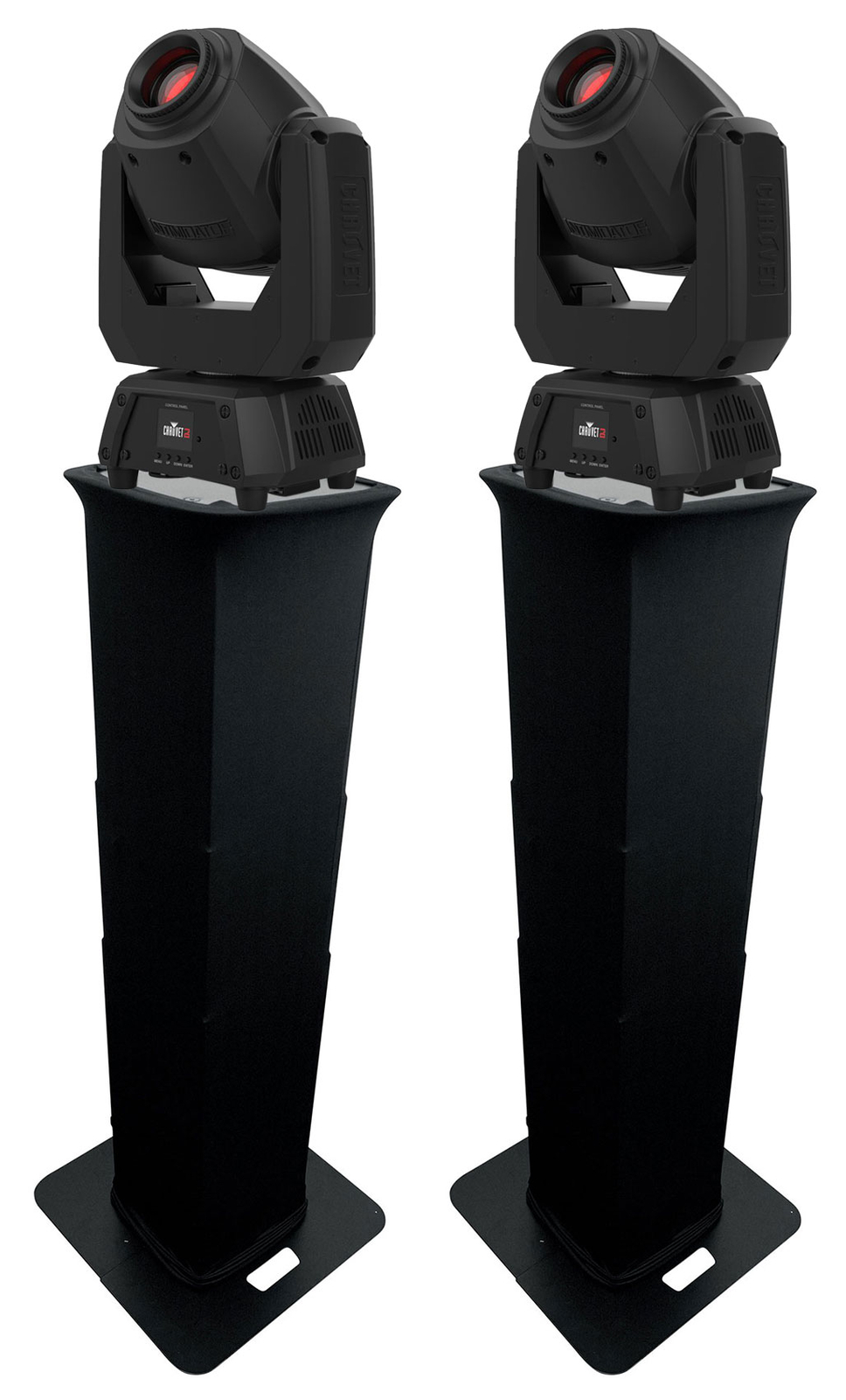 2) Chauvet DJ Intimidator Spot 260X с движущимися головками + Черные складные Тотемные нити