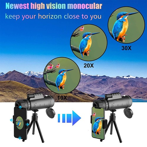Military Monocular Telescope BAK4 High Power HD Monocular Starscope Waterproof - Picture 21 of 26