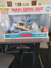 Funko Pop! Moments: Jaws - Jaws Eating Boat - GameStop (Exclusive) #1145 - RARE