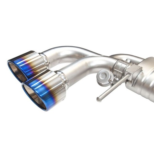 3.5" Turbo Back Valved Sports Exhaust 5" Burnt Tails for Nissan GTR R35 - Zdjęcie 3 z 6
